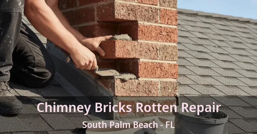 Chimney Bricks Rotten Repair South Palm Beach - FL