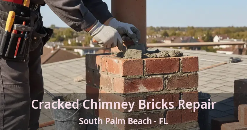 Cracked Chimney Bricks Repair South Palm Beach - FL