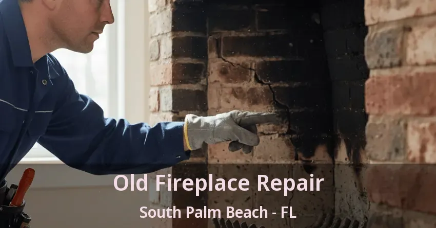 Old Fireplace Repair South Palm Beach - FL