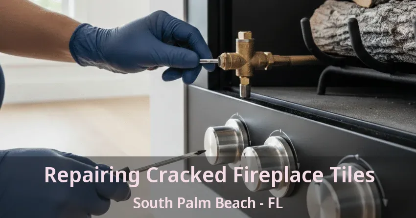 Repairing Cracked Fireplace Tiles South Palm Beach - FL